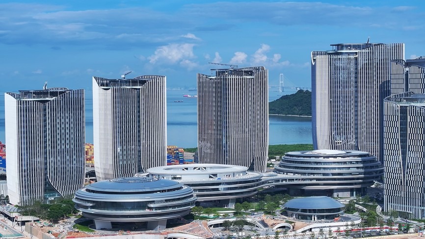騰訊企鵝島04及05街區高空全景