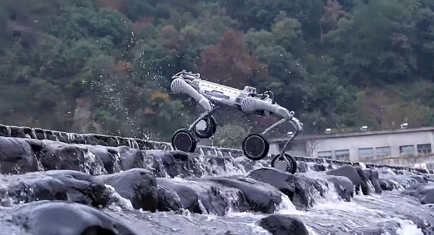 Unitree wheeled-legged robot dog