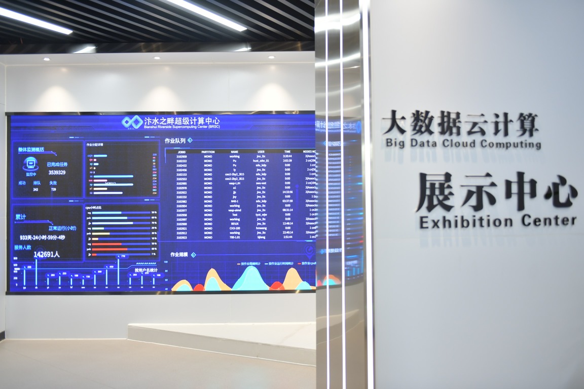 The big data centre of the Suzhou Computing Power Industrial Park in Anhui