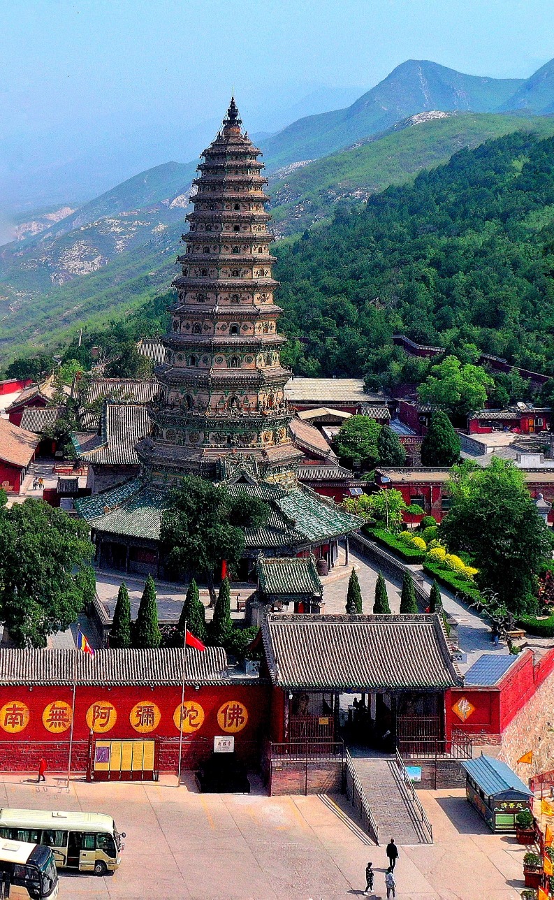 當代中國-中國旅遊-中國文化-中國四大名塔-中式塔-山西-廣勝寺-飛虹塔