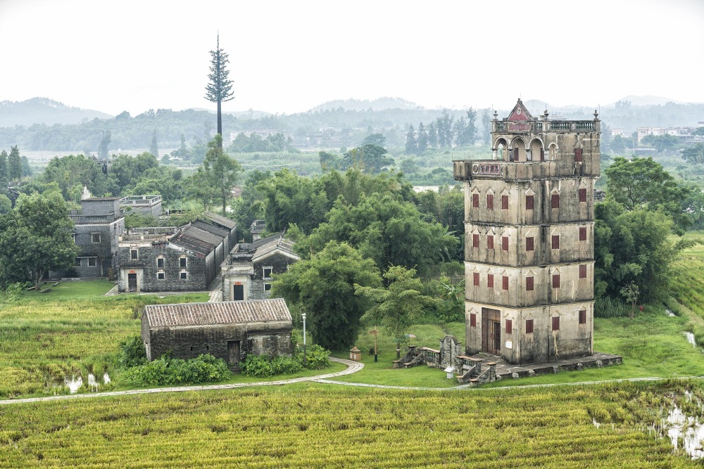 當代中國-中國旅遊-中國文化-廣東-廣東旅遊-開平碉樓-碉樓-2