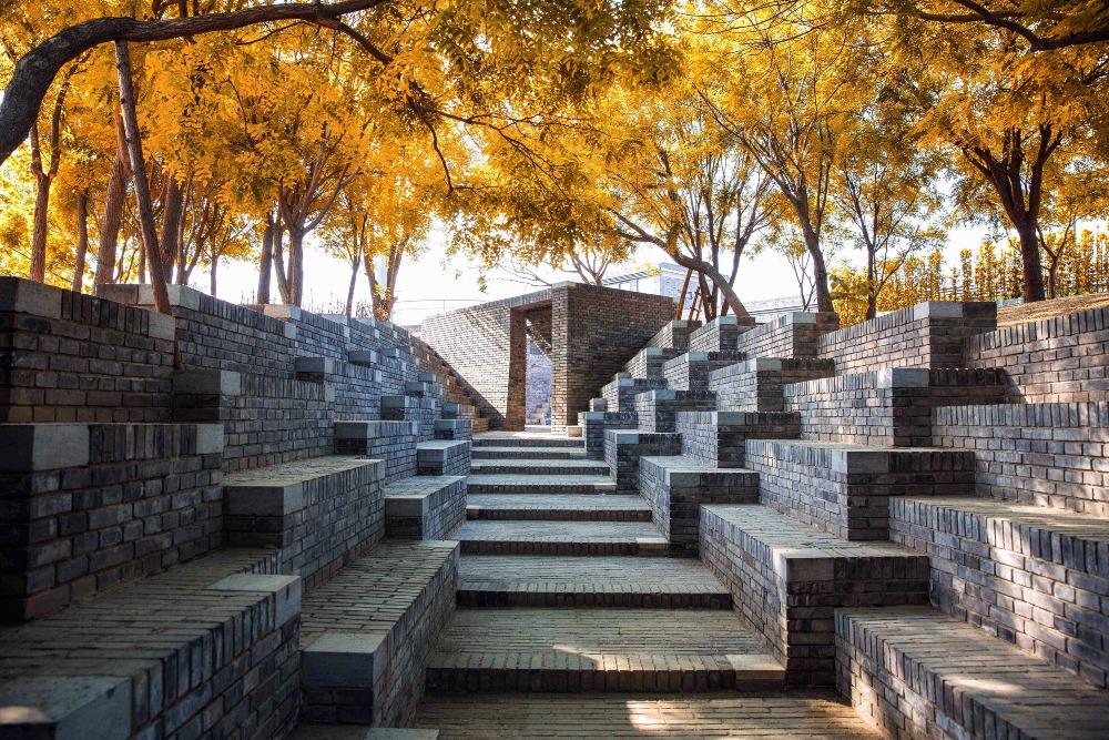 Contemporary China-China in Pictures-Red Brick Art Museum Gardens