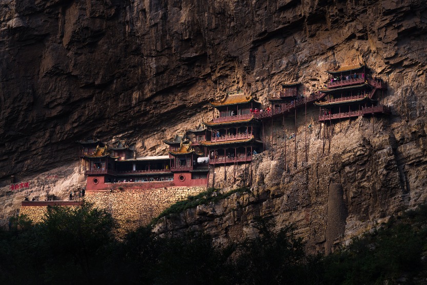 當代中國-中國旅遊-中國文化-恆山懸空寺