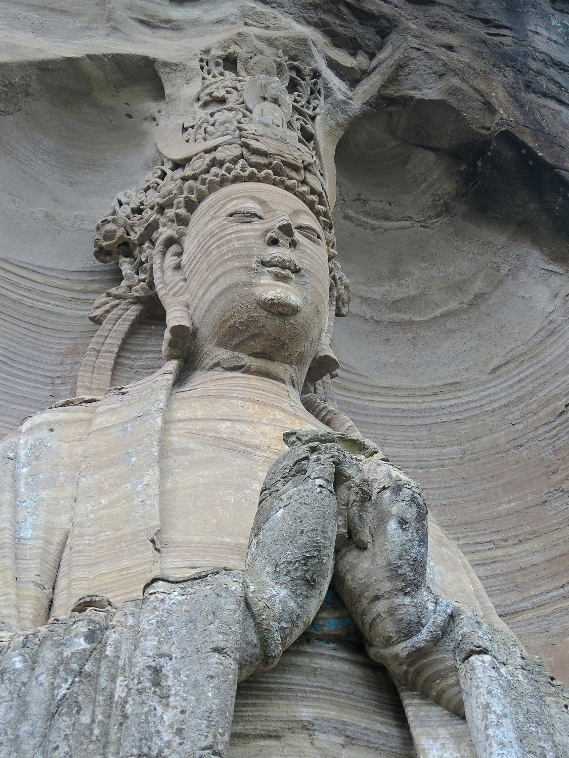 安岳石刻茗山寺毗盧佛