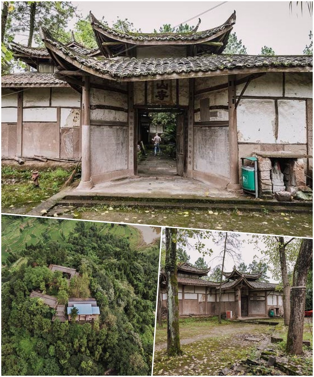 安岳茗山寺全景