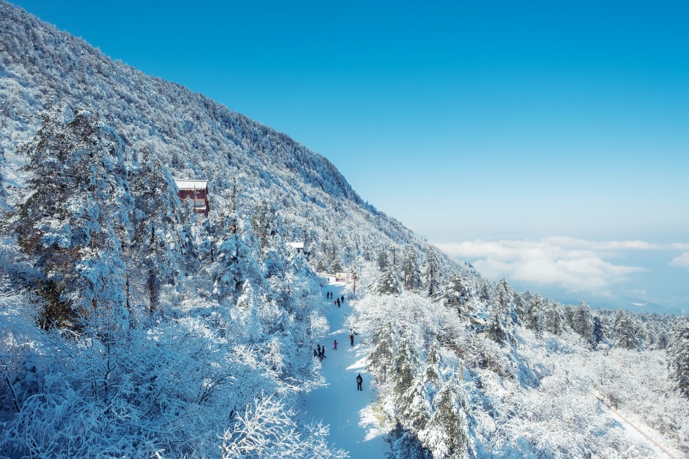 China's Rime Ice Destination: Mount Emei