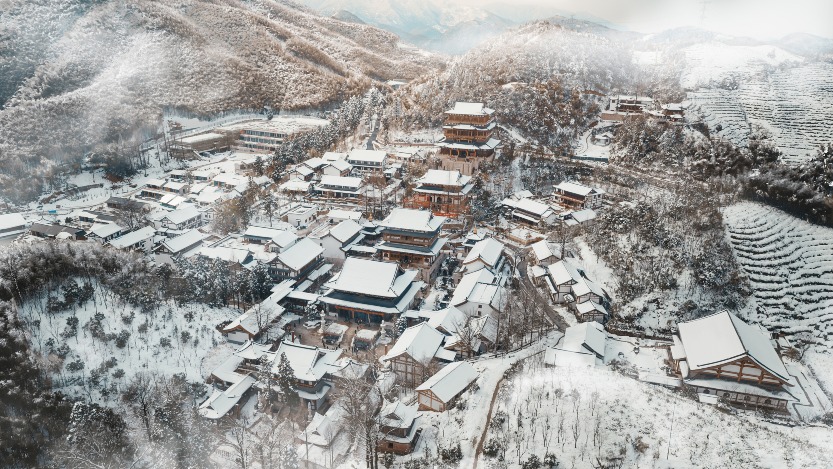 Snow Scene of Jingshan Temple in Hangzhou Snow Scene of Jingshan Temple in Hangzhou