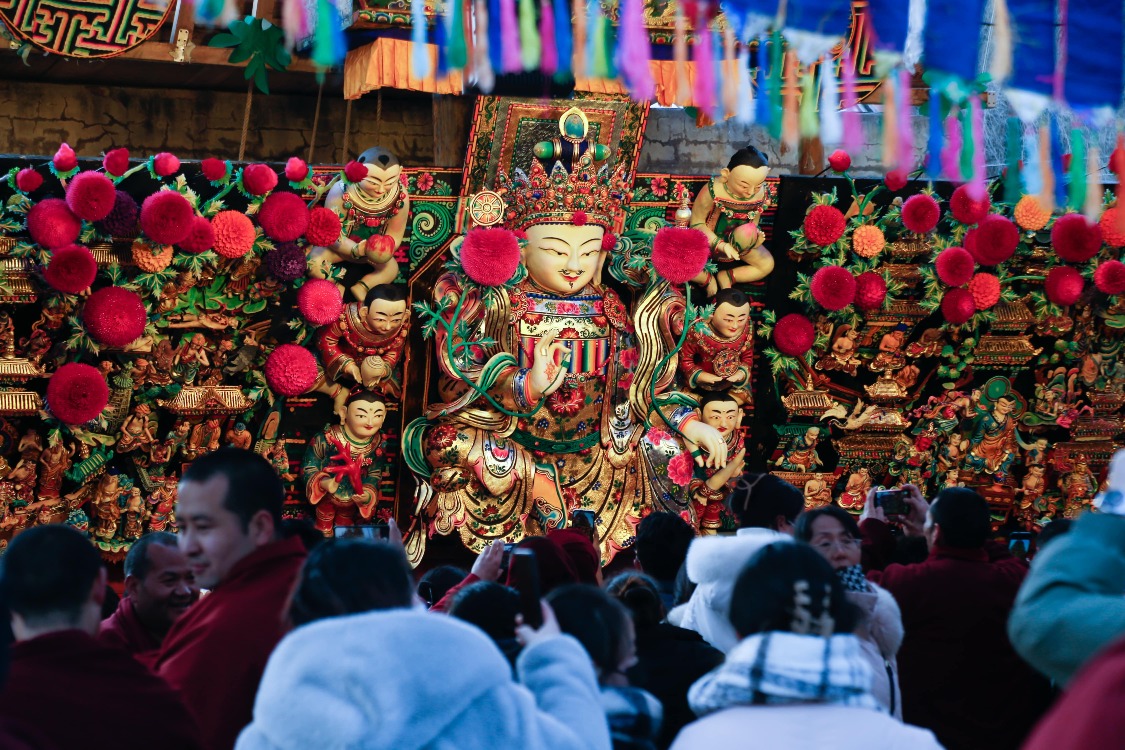 Butter sculptures at Ta'er Monastery in Qinghai