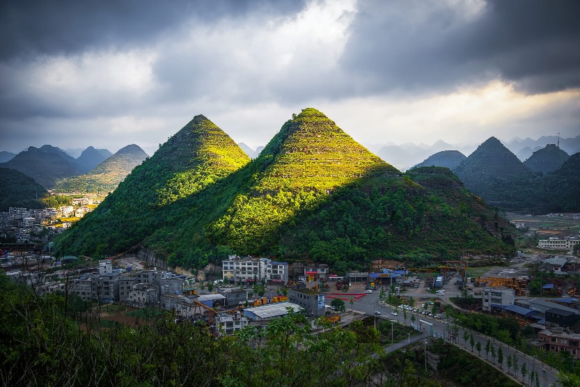 The Anlong Pyramids in Anshun, Guizhou