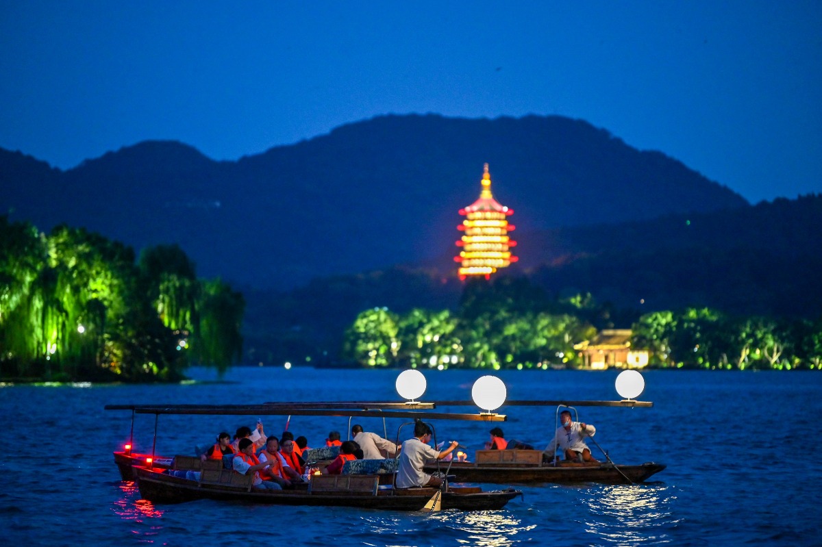 中秋假期出遊-杭州月亮船