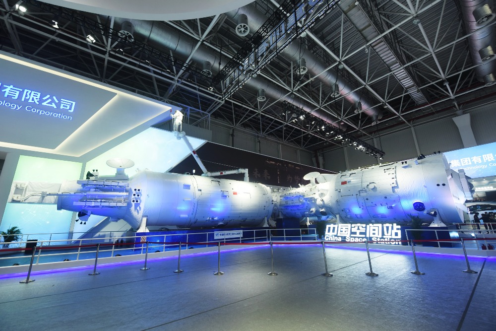 珠海航展-太空站模型 珠海航展-太空站模型