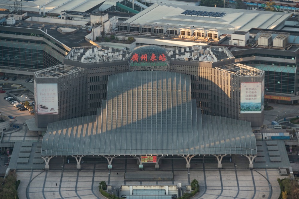 广深港高铁复运-广州东站03 广深港高铁复运-广州东站03
