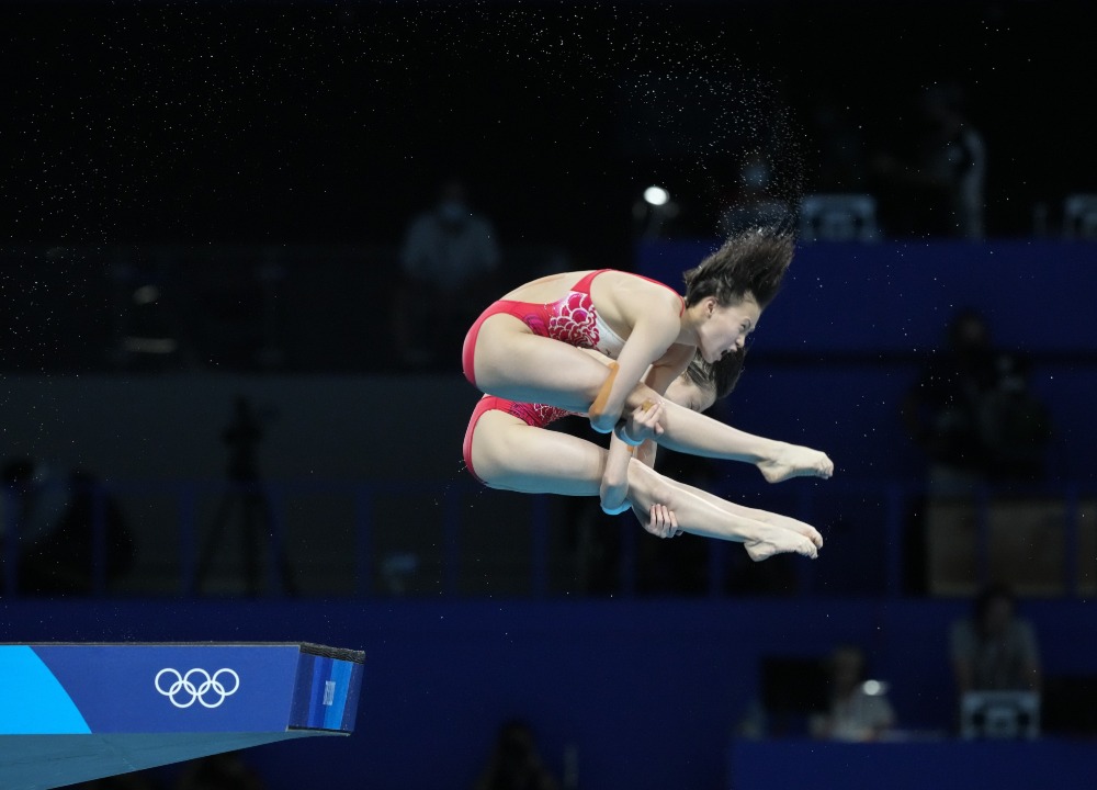 東京奧運-女子10米台跳水金牌