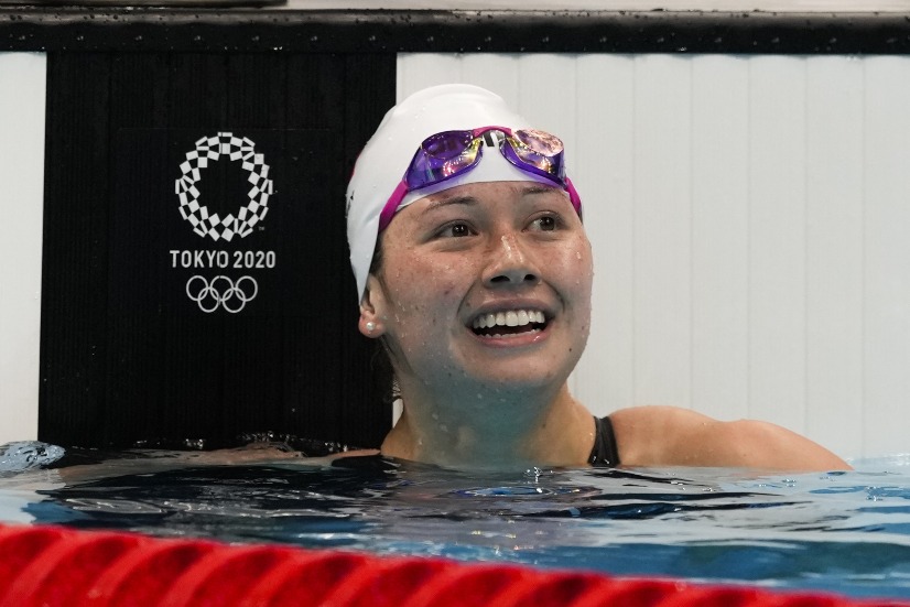 當代中國-體育運動-東京奧運何詩蓓進入100米自由泳決賽