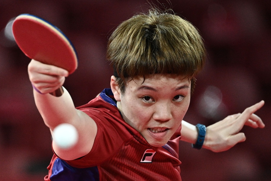 當代中國-體育運動-乒乓女團闖奧運4強 港產女將為香港創歷史