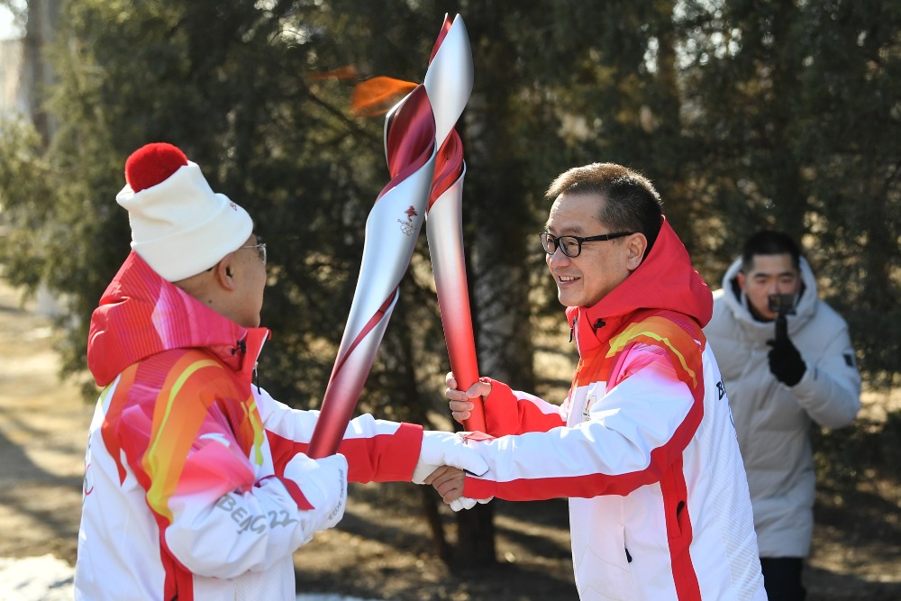 北京冬奧開幕式-冬奧火炬傳遞