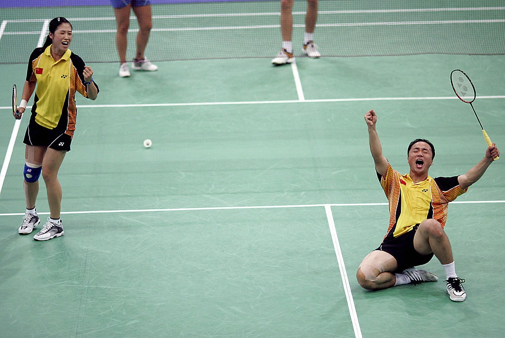 張軍在運動生涯，還獲得過羽毛球世錦賽混雙冠軍，以及2005年在北京舉辦的第9屆蘇迪曼杯冠軍。