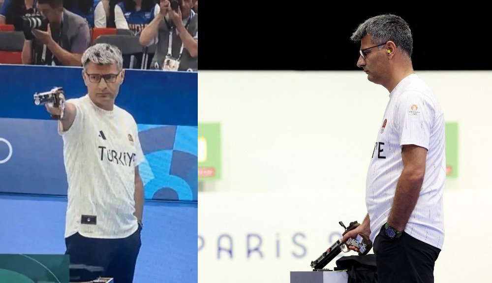 土耳其選手Yusuf Dikec 土耳其51歲選手Yusuf Dikec在巴黎奧運「零裝備」上陣,奪得銀牌