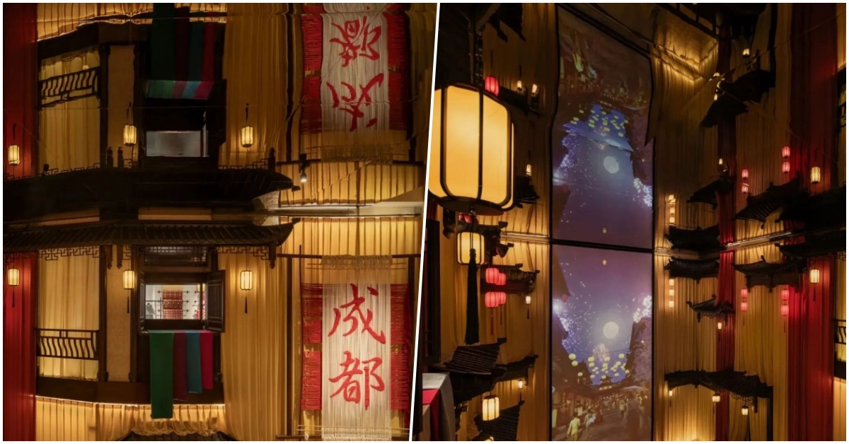 成都蜀錦織繡博物館是我國中小型博物館之一。