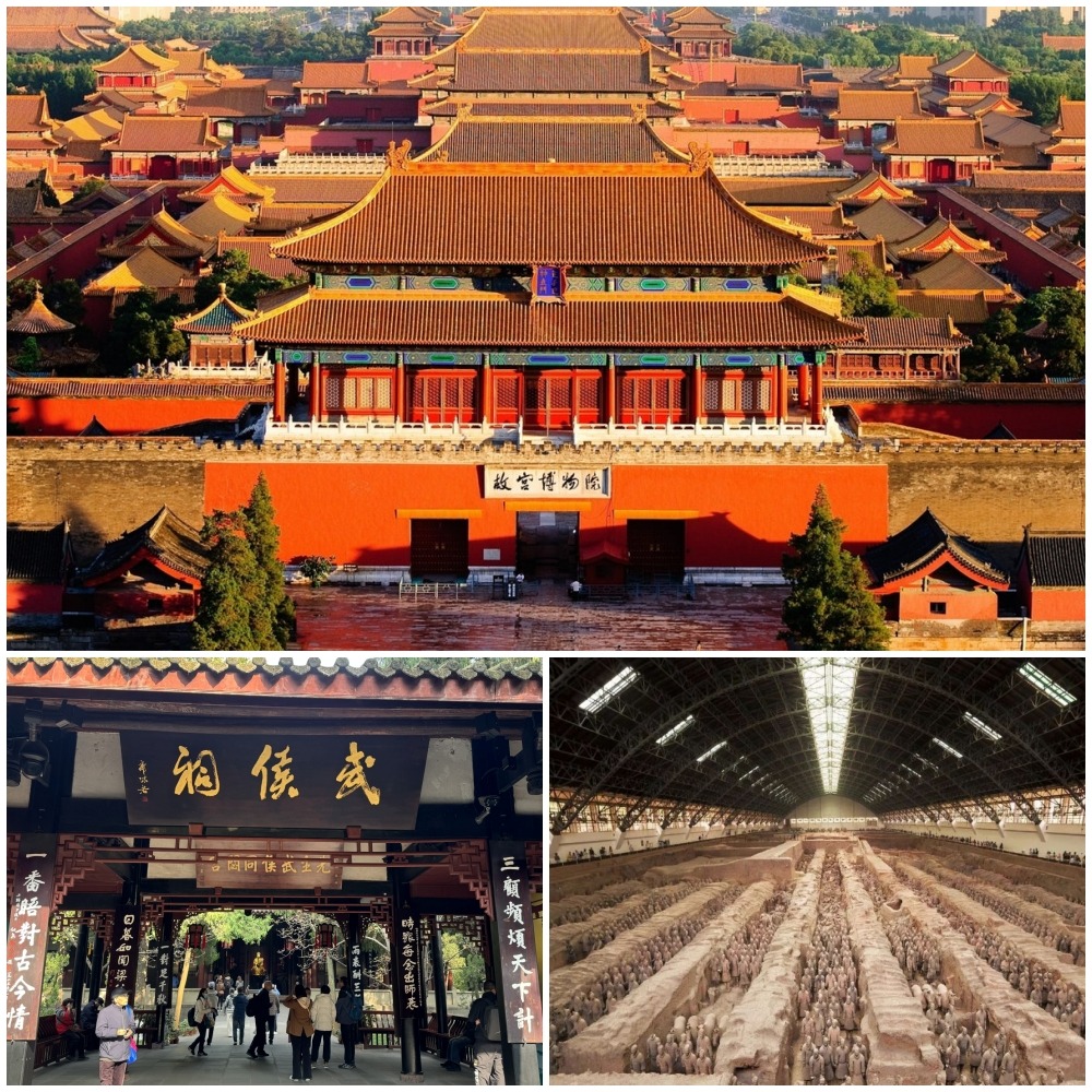 2024年，全球博物館接待遊客人次最多的前三名：北京故宮、成都武侯祠、陝西秦始皇陵，客流量都超過千萬。