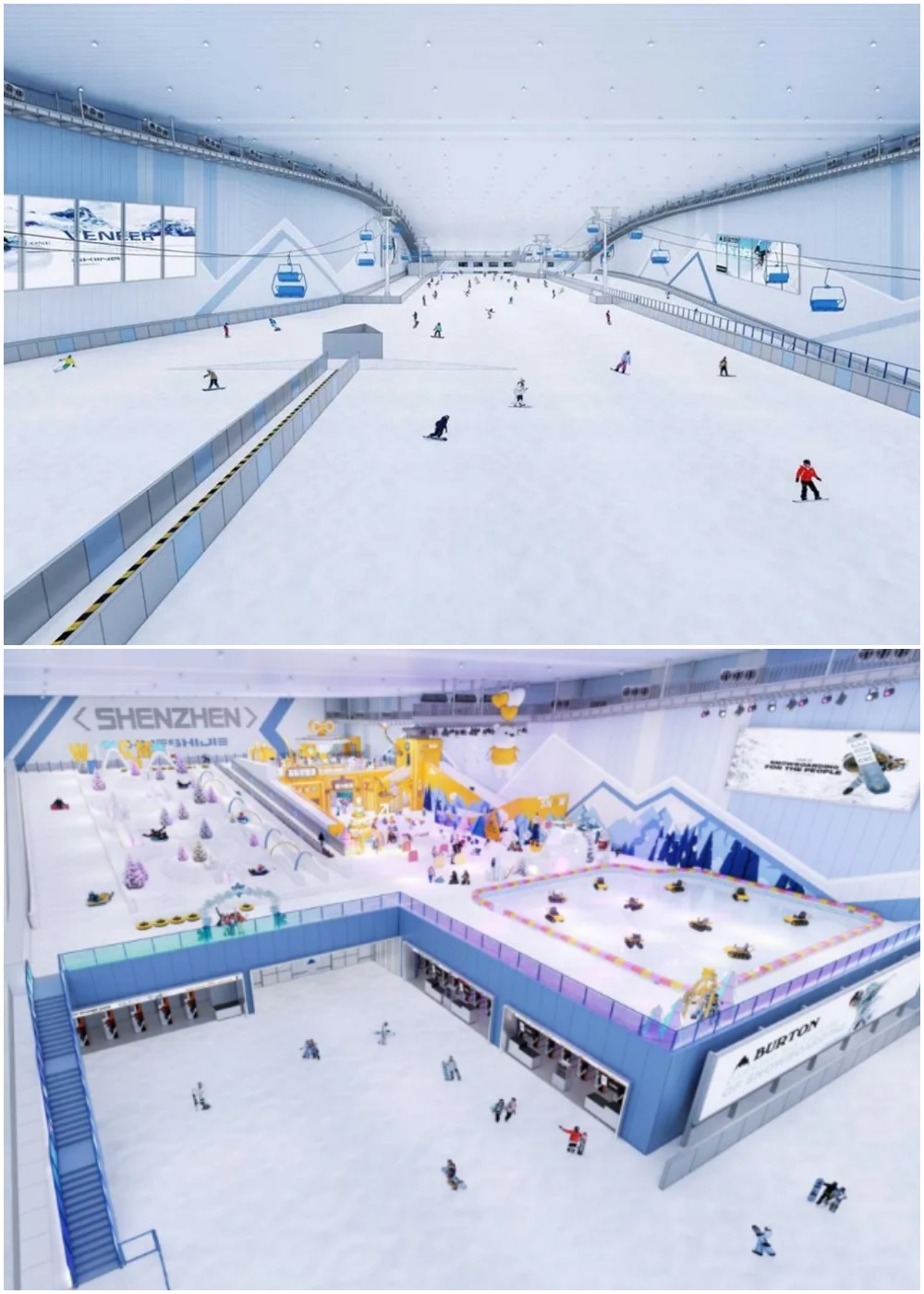 Shenzhen Huafa Ice and Snow World ski slope
