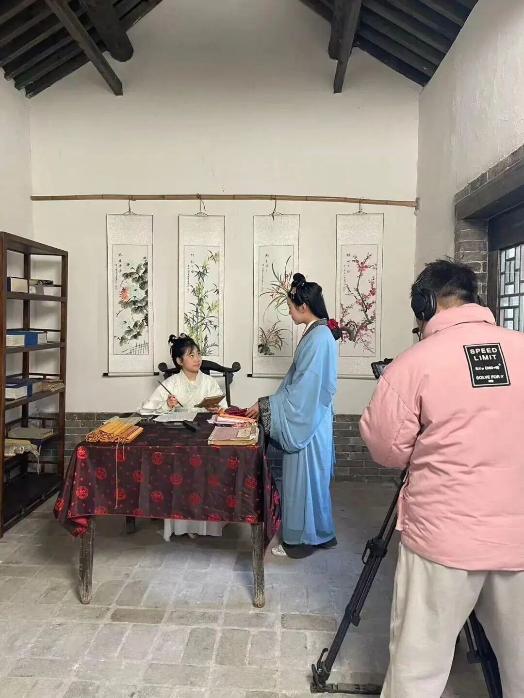袁橋村拍攝現場