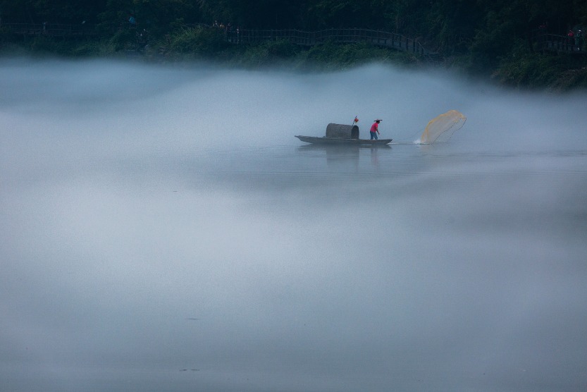 當代中國-中國旅遊-湖南旅遊-湖南-郴州霧漫小東江-02