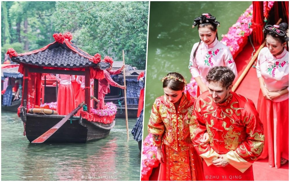 當代中國-中國旅遊-浙江旅遊-南潯古鎮-水鄉婚禮