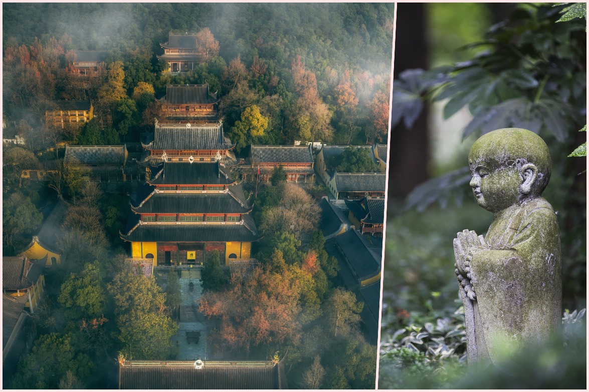 杭州靈隱寺飛來峰景區