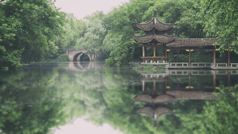 杭州西湖浴鹄湾 杭州西湖浴鹄湾