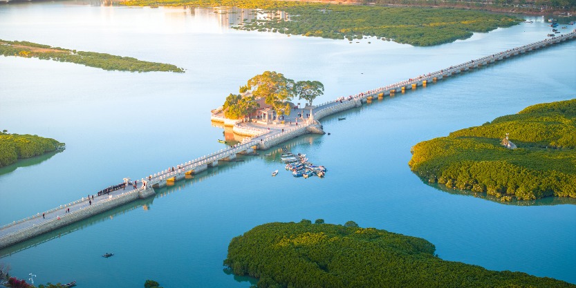 福建泉州洛陽橋為「中國四大古橋」之一 福建泉州洛陽橋為「中國四大古橋」之一