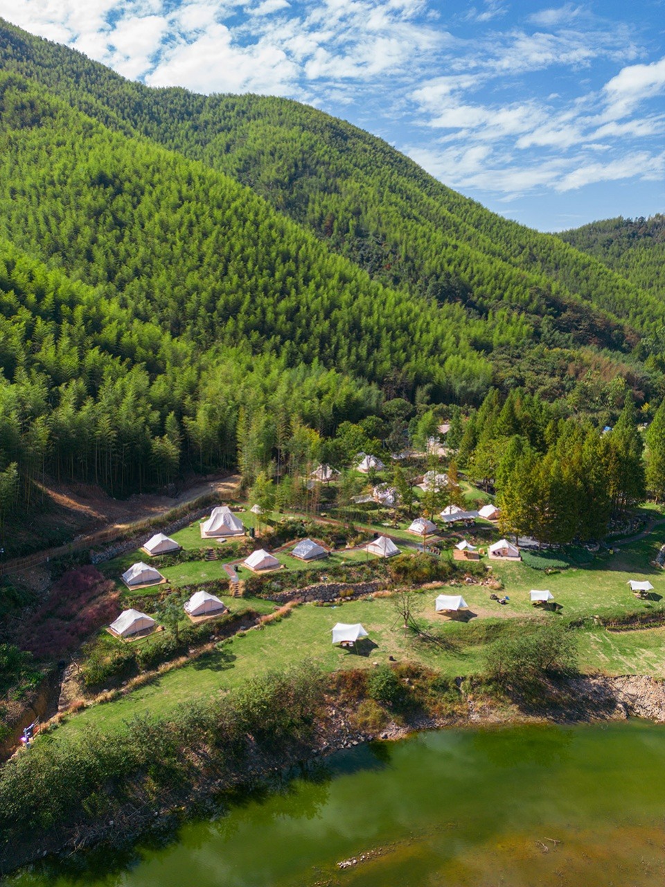 The Anji Bamboo Sea, Anji County, Huzhou, Zhejiang, a million-mu bamboo forest0