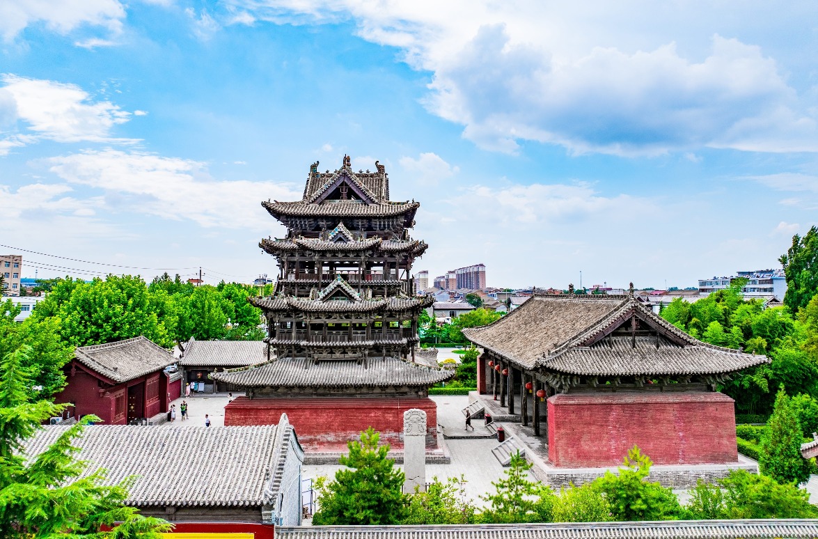 Ancient architecture in Yuncheng, Shanxi