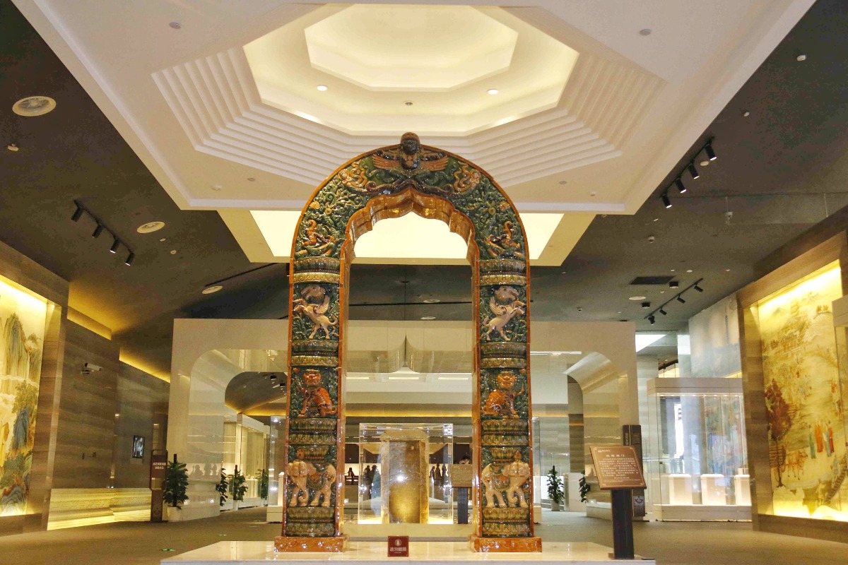 南京大報恩寺遺址博物館展出的拱門