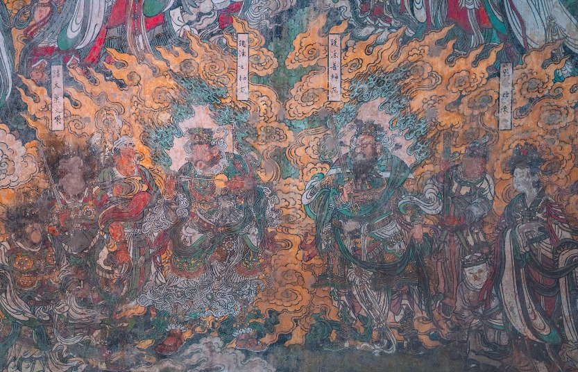 山西運城青龍寺壁畫