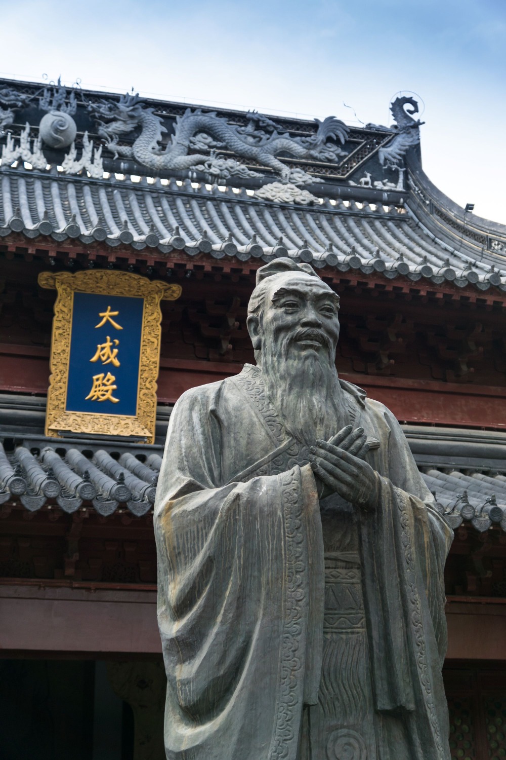 南京夫子廟孔子像