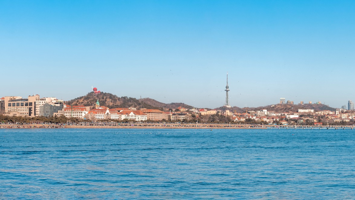 青島八大關海景風光