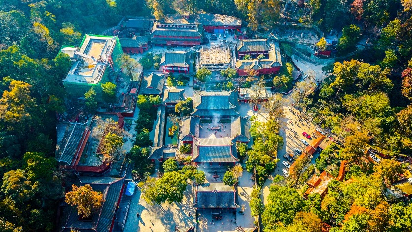 黔靈山公園航拍風光