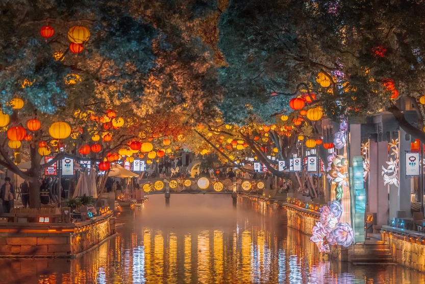 惠山古鎮 惠山古鎮夜景