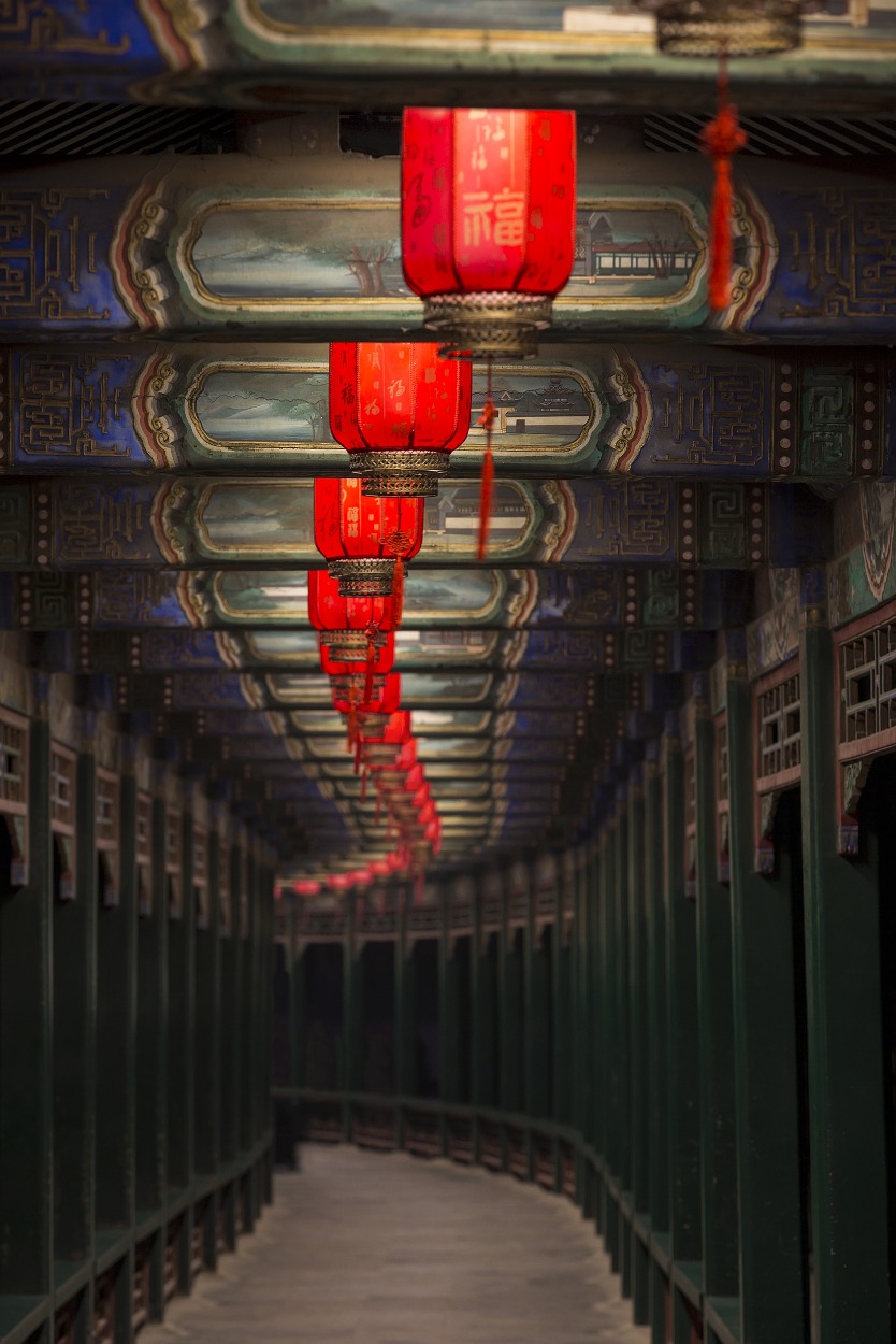 北京頤和園長廊