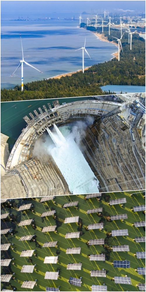 新中國成立75年，逐步成為清潔能源冠軍。