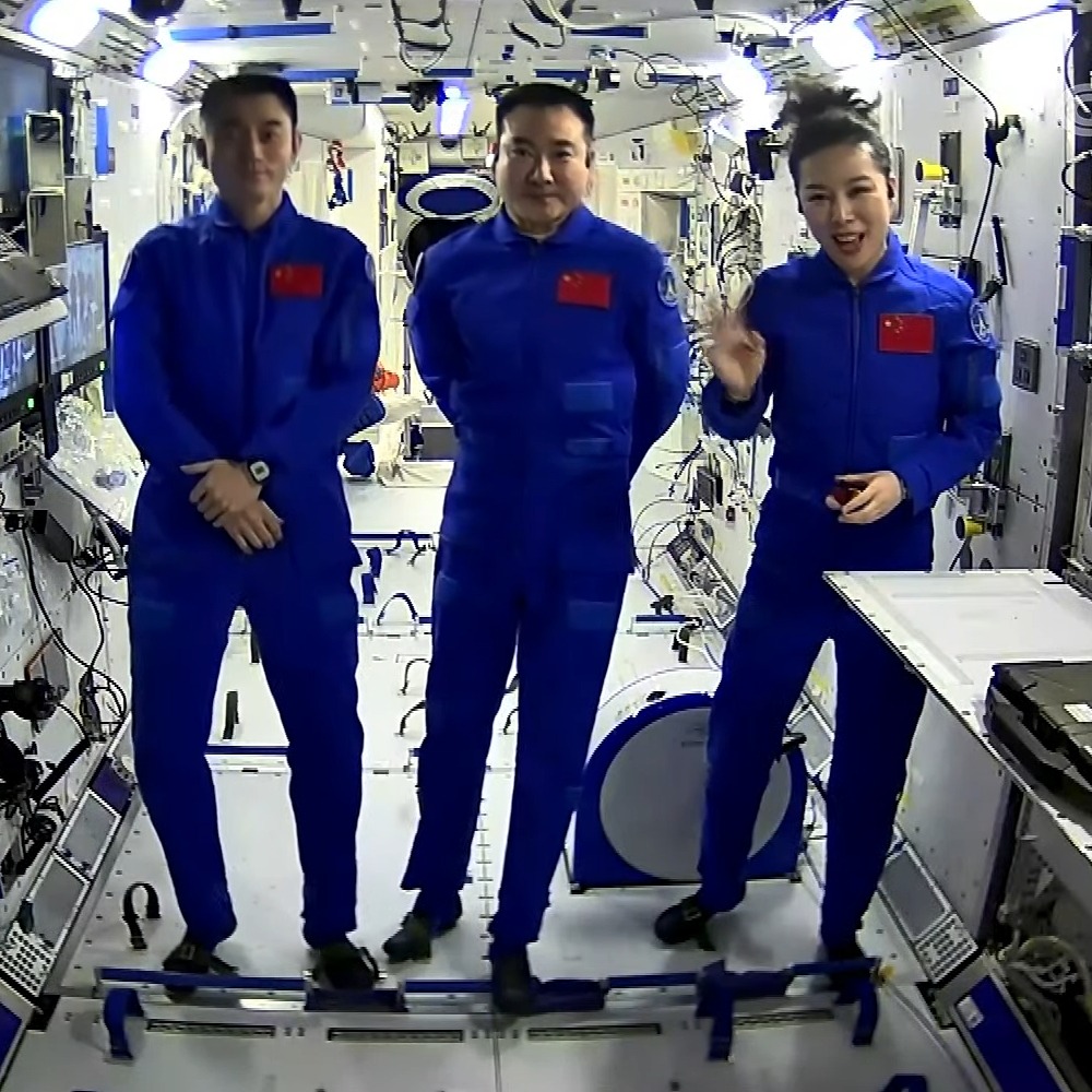 中國科技-航空航天-「天宮課堂」第二課開講