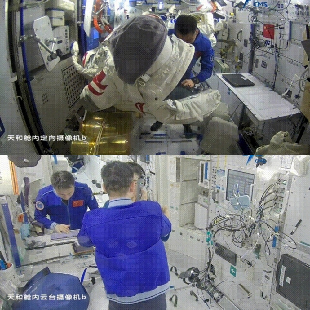 當代中國-航空航天-進駐太空站「滿月」