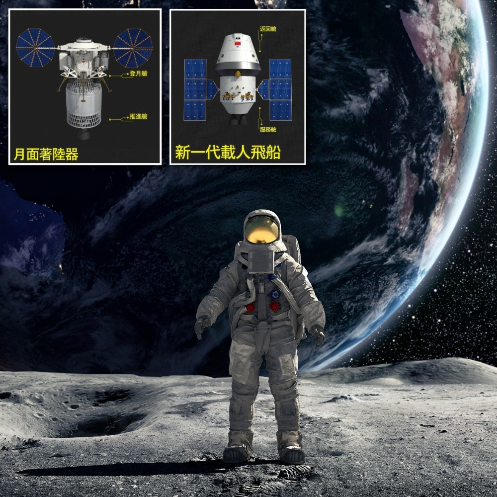 “梦舟”飞船 “揽月”著陆器 中国载人登月还有什么神器? | 航空航天 | 中国科技 | 当代中国