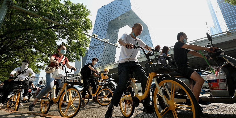 中國使用單車的產業有巨大發展空間