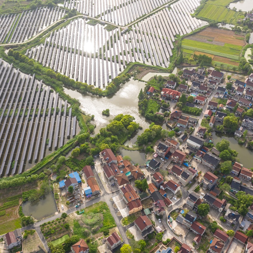 中国 农村 太阳能发电
