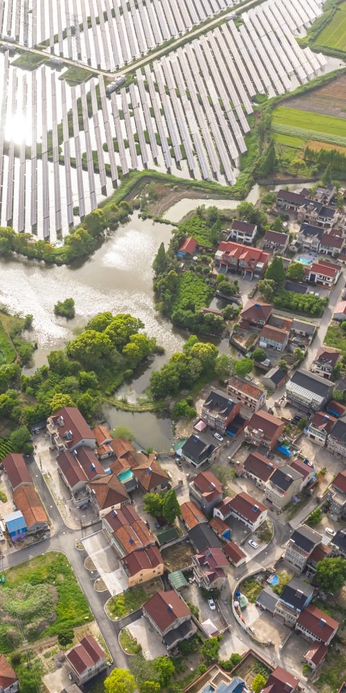 中国 农村 太阳能发电