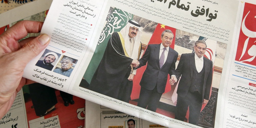 中國促成沙特阿拉伯和伊朗復交