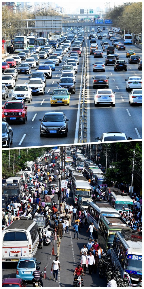 中国街道，印度街道