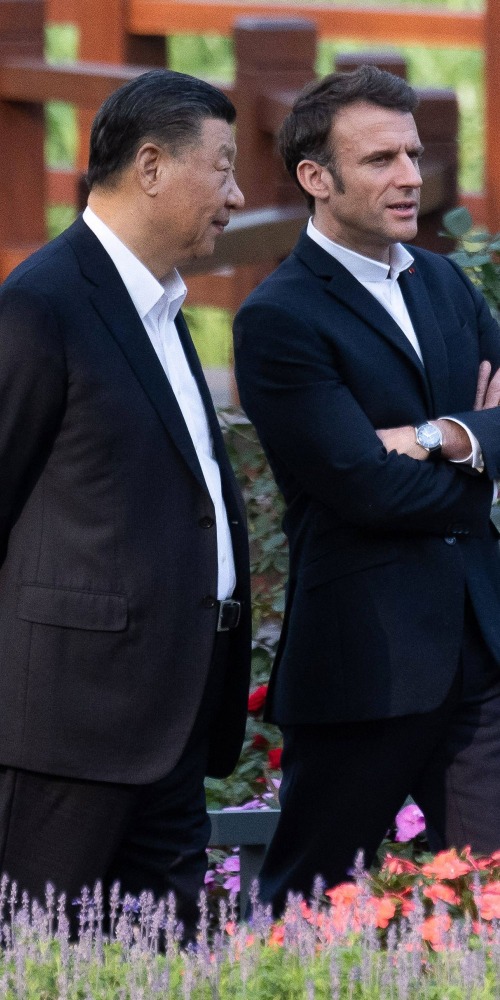 馬克龍訪問中國並強調歐洲應該要堅守獨立自主